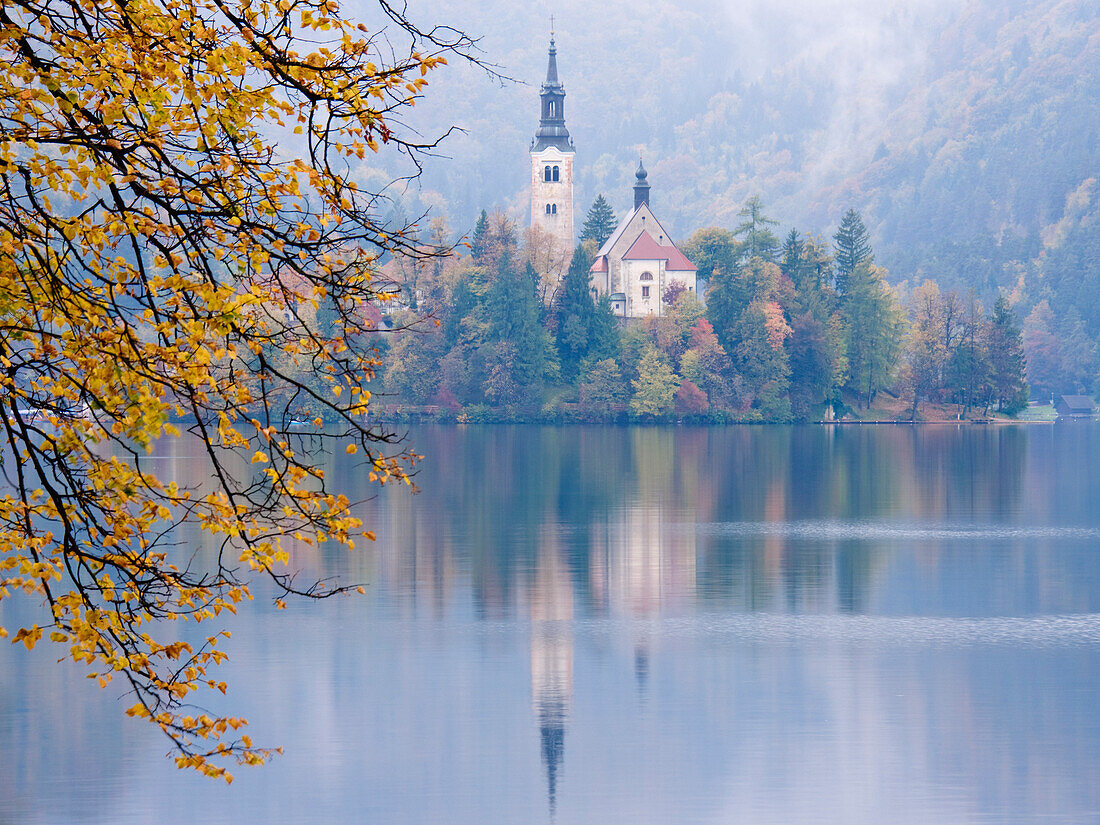 Mariä-Himmelfahrt-Kirche,Bleder See,Slowenien