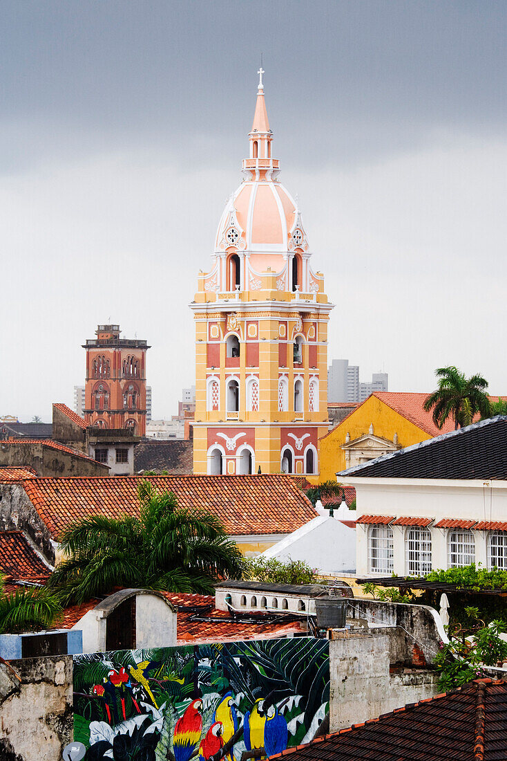 Cartagena's Cathedral and Rooftops,Cartagena,Colombia