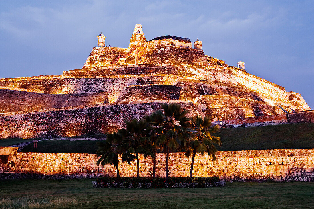 Burg von San Felipe de Barajas Cartagena, Kolumbien