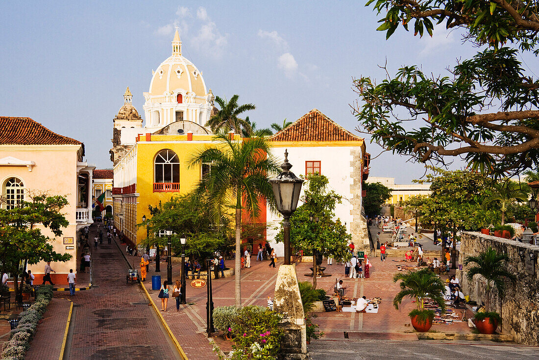 Plaza Santa Teresa, Cartagena, Kolumbien