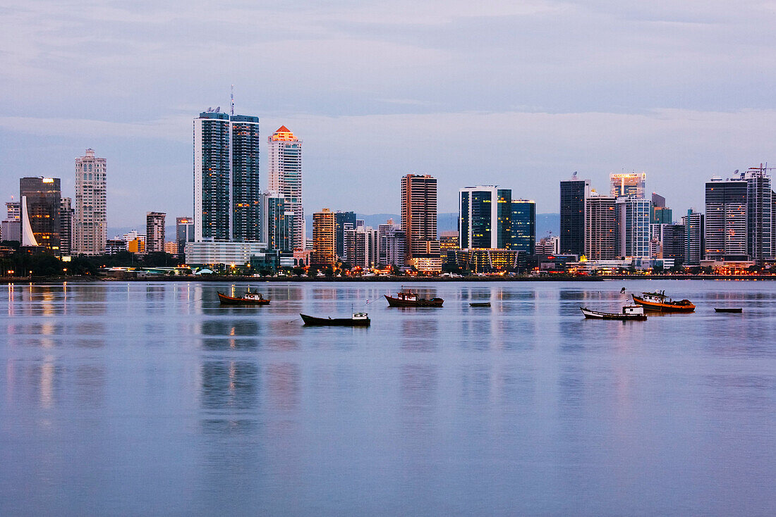 Panama City from Casco Viejo,Panama