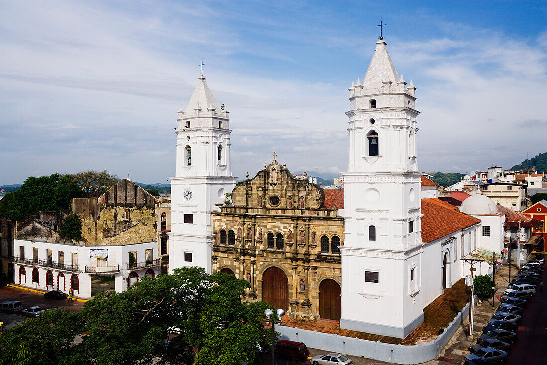 Cathedral in Casco Viejo,Panama City,Panama