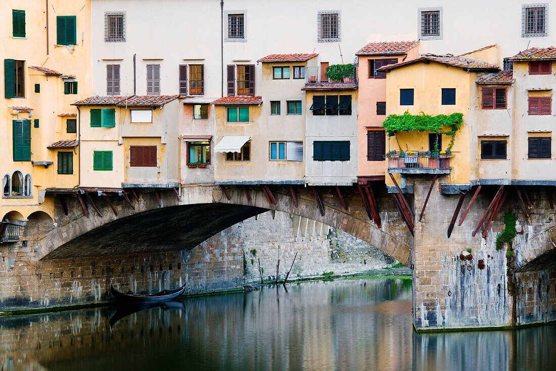 River Arno and Ponte Vecchio,Florence,Tuscany,Italy