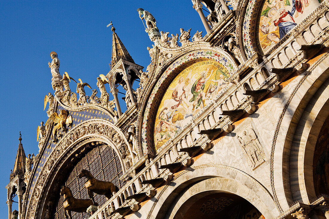 St. Mark's Cathedral,Piazza San Marco,Venice,Veneto,Italy