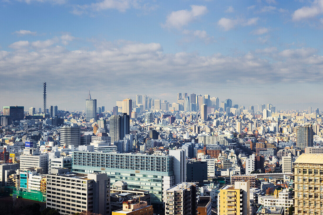 Skyline des Stadtteils Shinjuku,Tokio,Japan