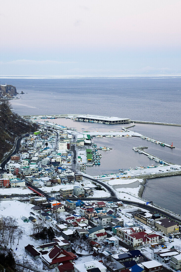 Fishing Port of Rausu,Shiretoko Peninsula,Hokkaido,Japan