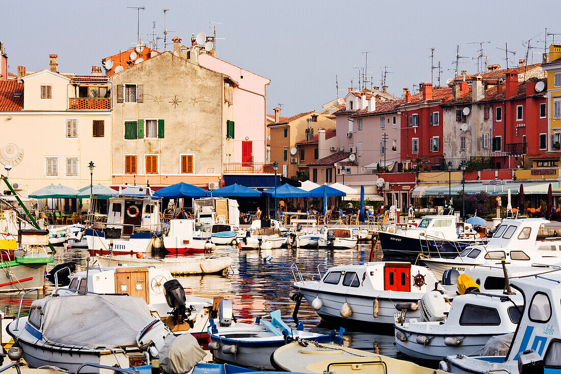 Boats in Harbour,Rovinj,Croatia