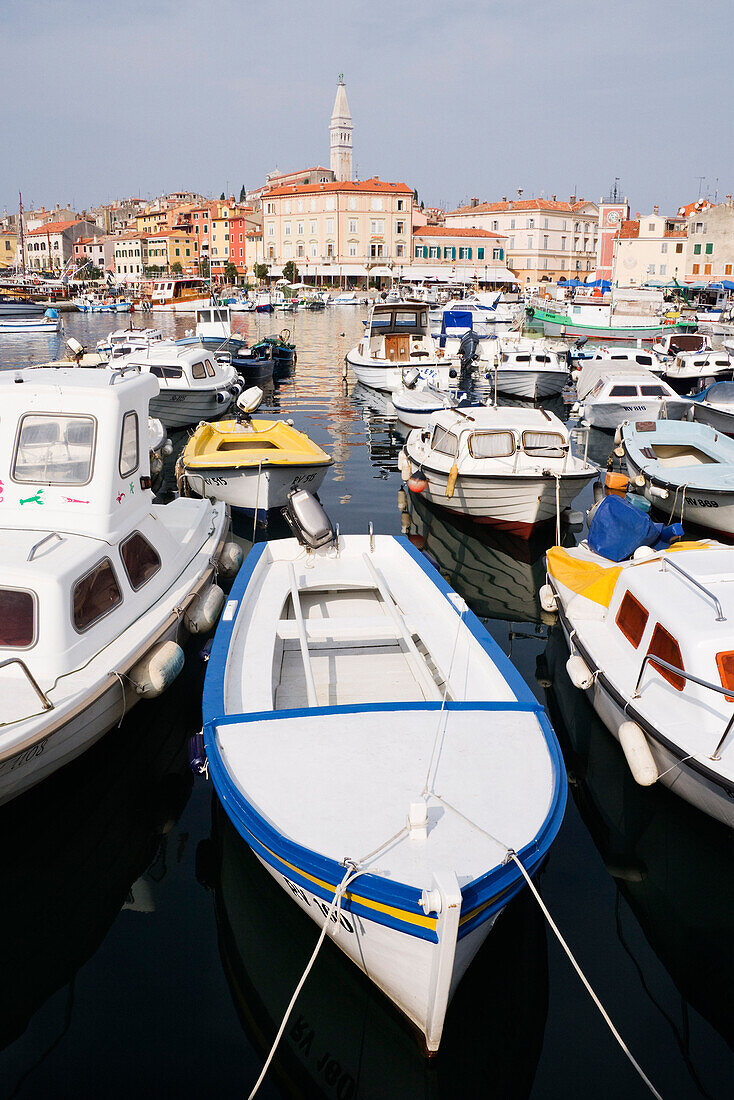 Boats in Harbour,Rovinj,Croatia