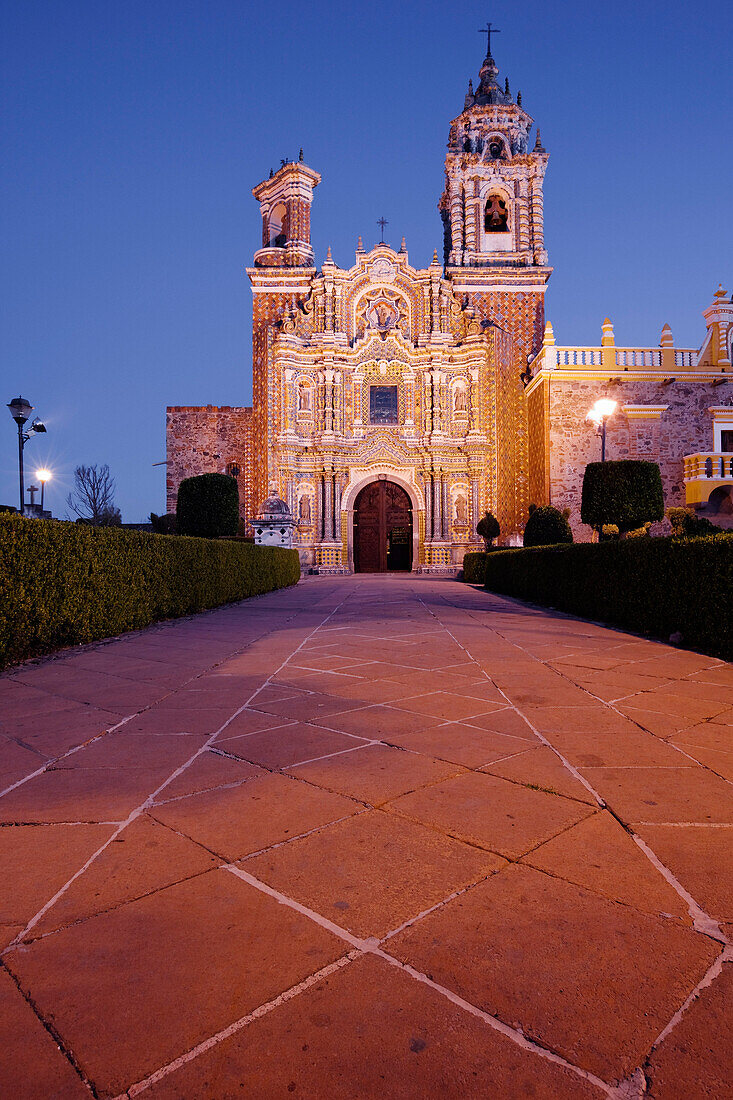 Church of San Francisco,Acatepec,Cholula,Mexico