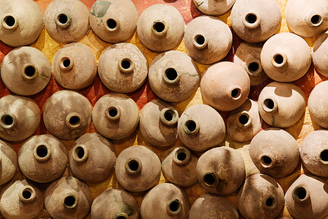 Wall Made of Clay Pots,Hotel Camino Real,Oaxaca,Mexico