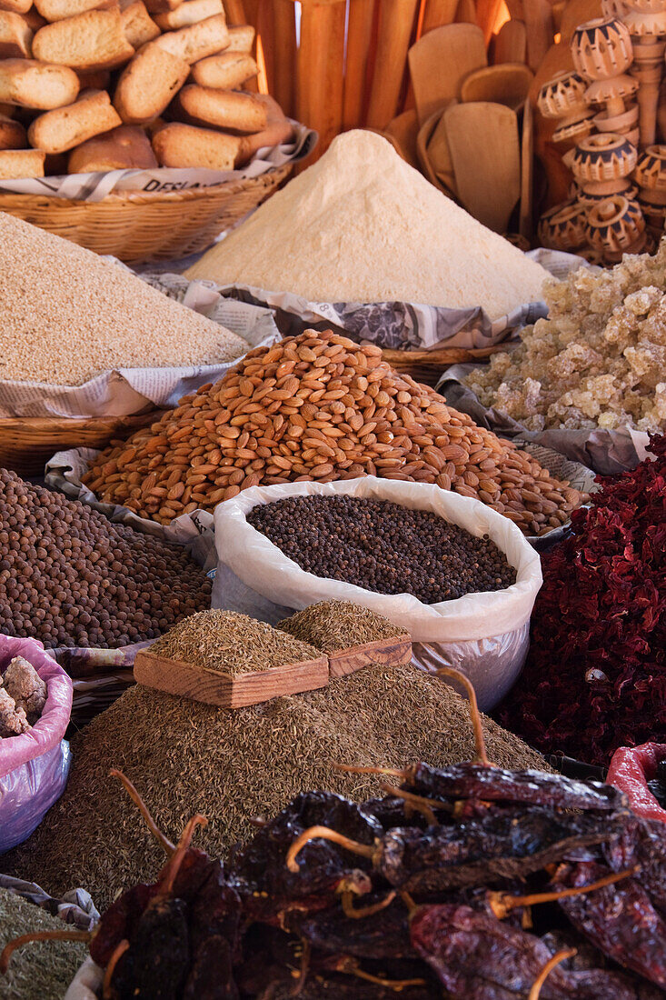 Nuts and Spices at Market,Ocotlan de Morelos,Oaxaca,Mexico