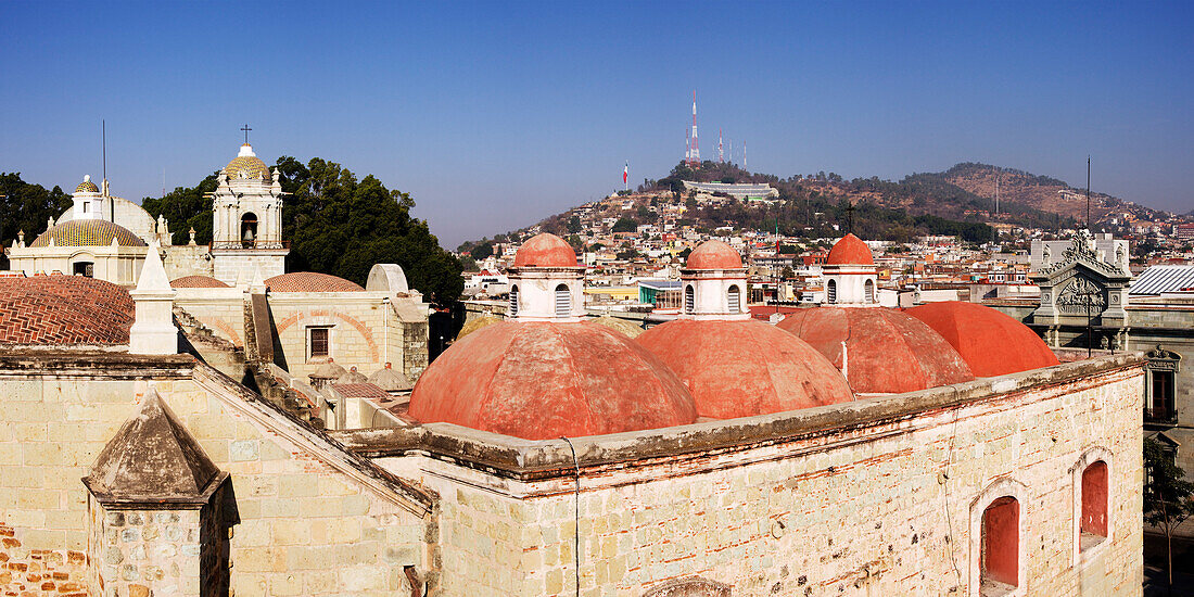 Overview of Cathedral,Oaxaca,Mexico