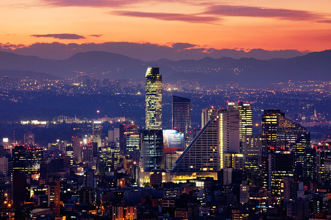 Overview of Mexico City,Mexico