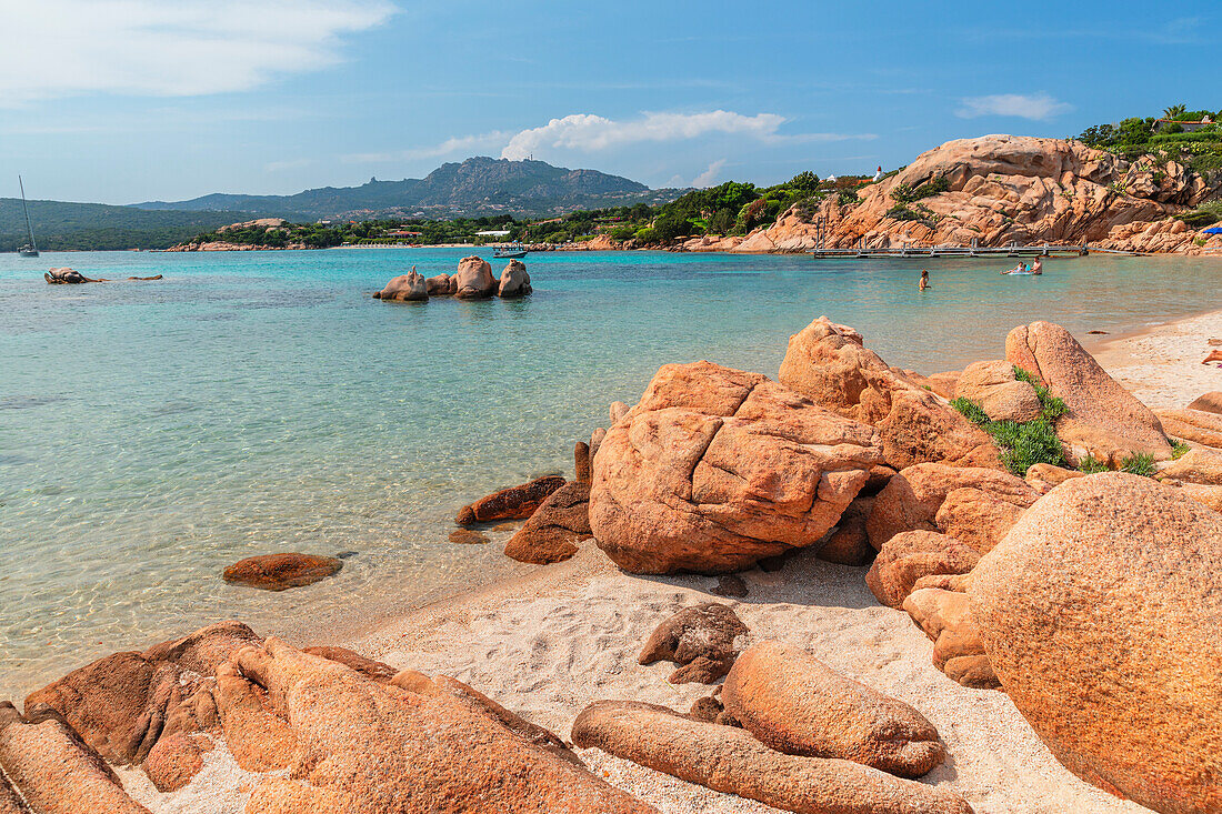 Capriccioli Strand,Costa Smeralda,Sardinien,Italien,Mittelmeer,Europa