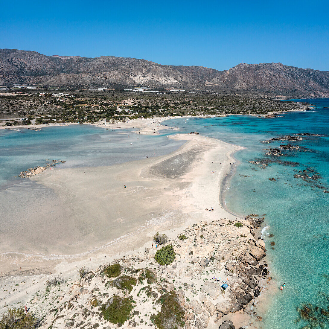 Elafonisi Beach,west coast,Crete,Greek Islands,Greece,Europe