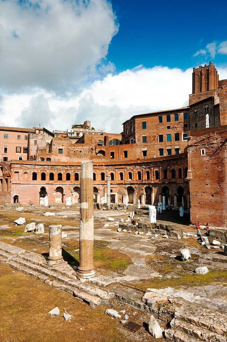 Trajan's Forum,UNESCO World Heritage Site,Rome,Latium (Lazio),Italy,Europe