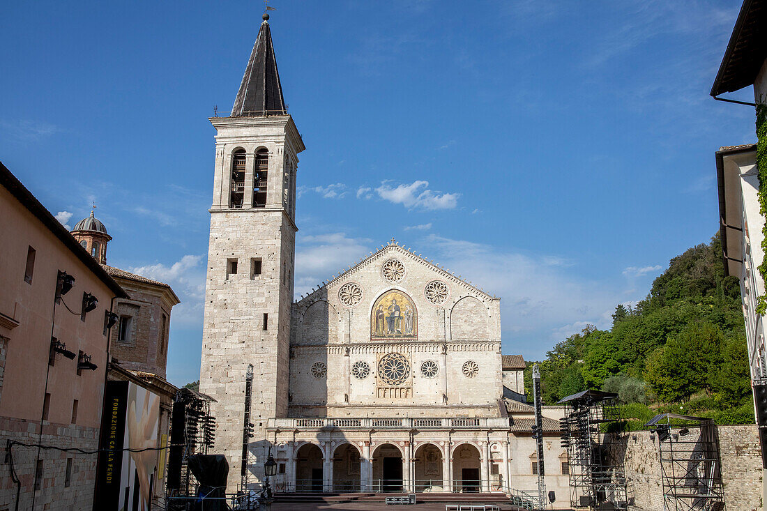 Kathedrale von Santa Maria Assunta (Dom von Spoleto),Spoleto,Umbrien,Italien,Europa