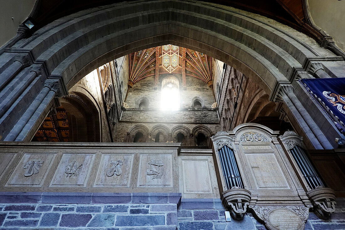 St. David's Cathedral,St. David's,Pembrokeshire,Wales,Vereinigtes Königreich,Europa