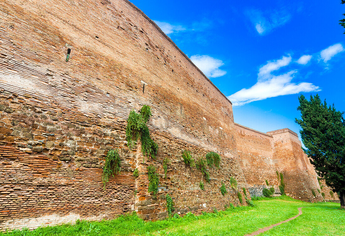 Roman Aurelian Walls (Mura Aureliane),UNESCO World Heritage Site,Rome,Latium (Lazio),Italy,Europe