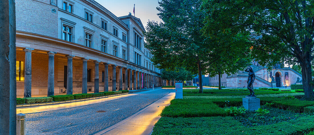 View of Alte Nationalgalerie,UNESCO World Heritage Site,Museum Island,Mitte,Berlin,Germany,Europe
