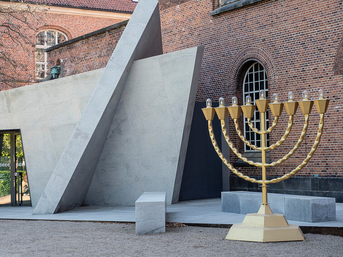 Neuer Eingang zum Jüdischen Museum, Königliche Bibliothek, Kopenhagen, Dänemark, Skandinavien, Europa
