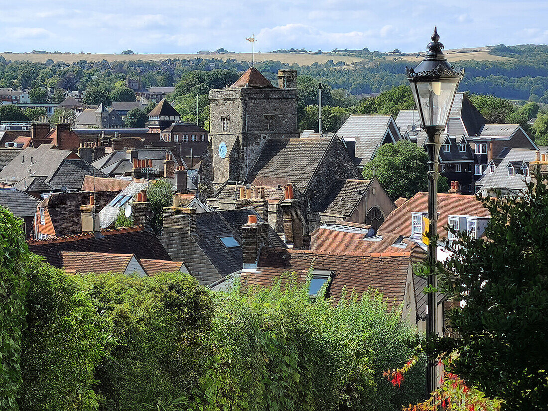 Blick vom Chapel Hill,Lewes,East Sussex,England,Vereinigtes Königreich,Europa