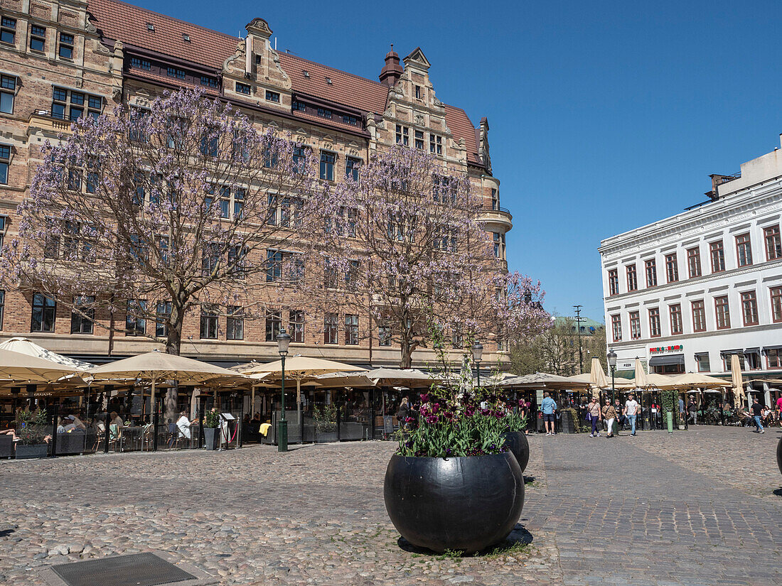 Lilla Torg,Historical Market Square,Malmo,Sweden,Scandinavia,Europe