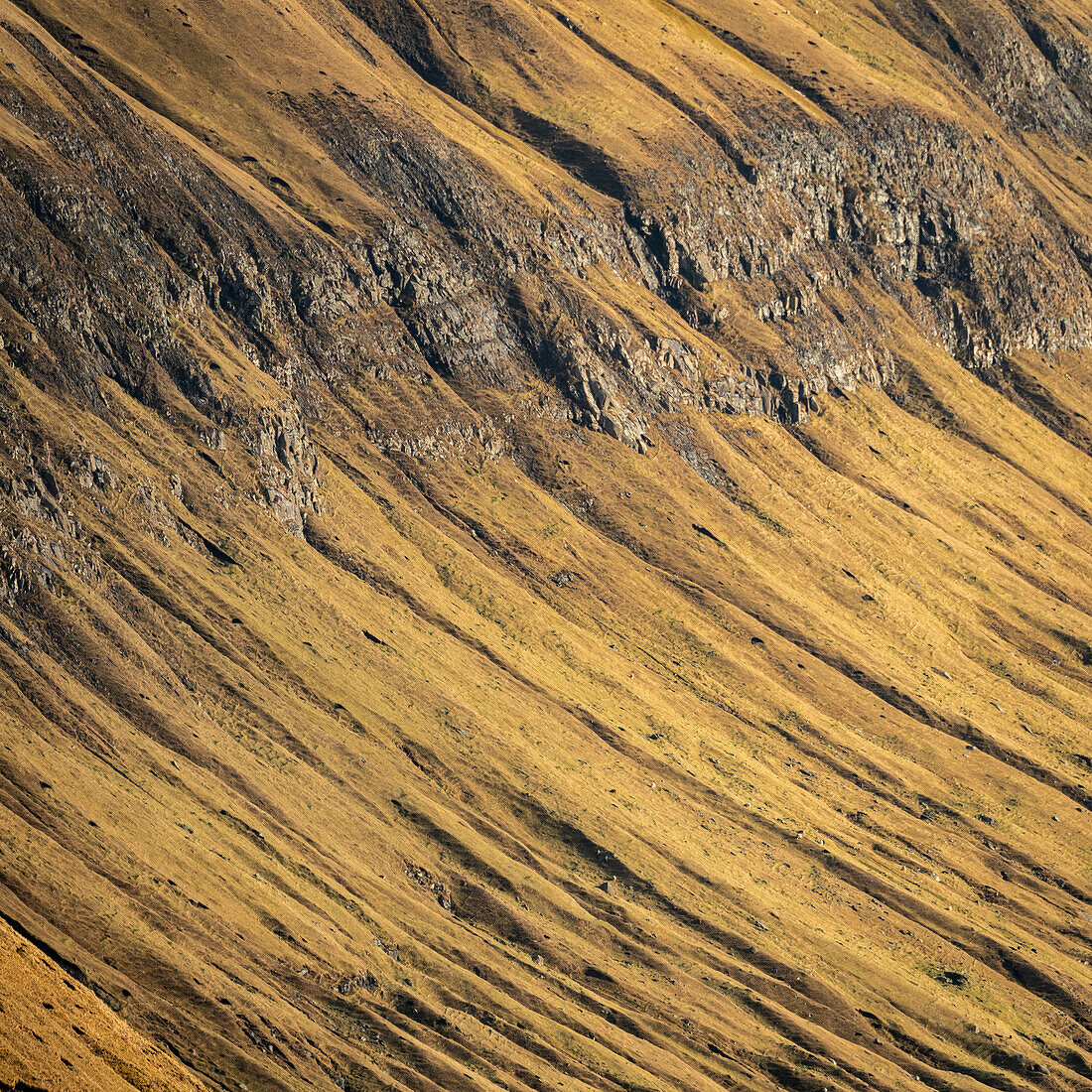 Detail of mountain,Eysturoy Island,Faroe Islands,Denmark,Europe