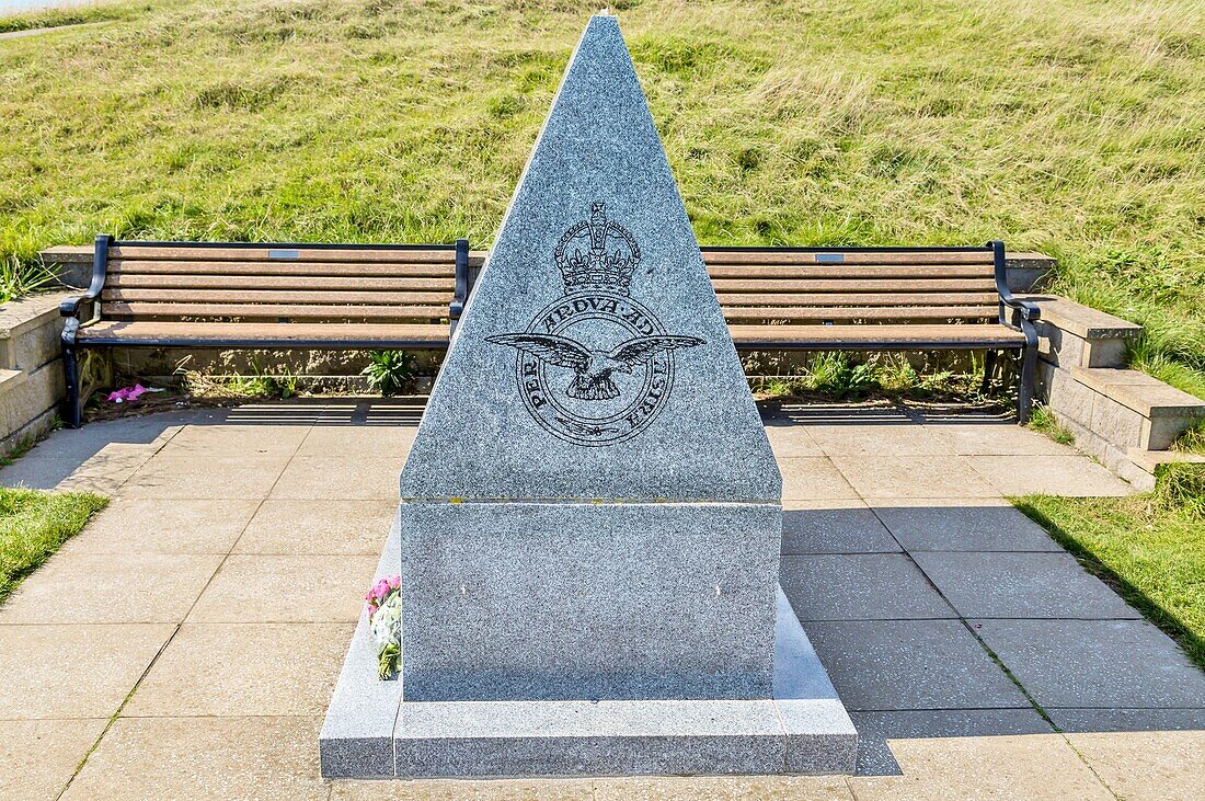 RAF Bomber Command Memorial,errichtet 2012 zum Gedenken an die 110000 Flugzeugbesatzungen des Bomber Command im Zweiten Weltkrieg, von denen 55573 ihr Leben verloren,Beachy Head,nahe Eastbourne,East Sussex,England,Vereinigtes Königreich,Europa
