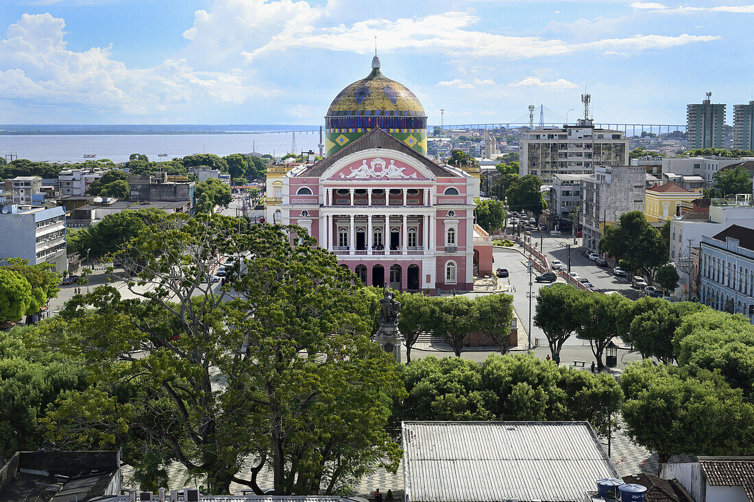 Belle Epoque Amazonas Theater, Manaus, Staat Amazonien, Brasilien, Südamerika