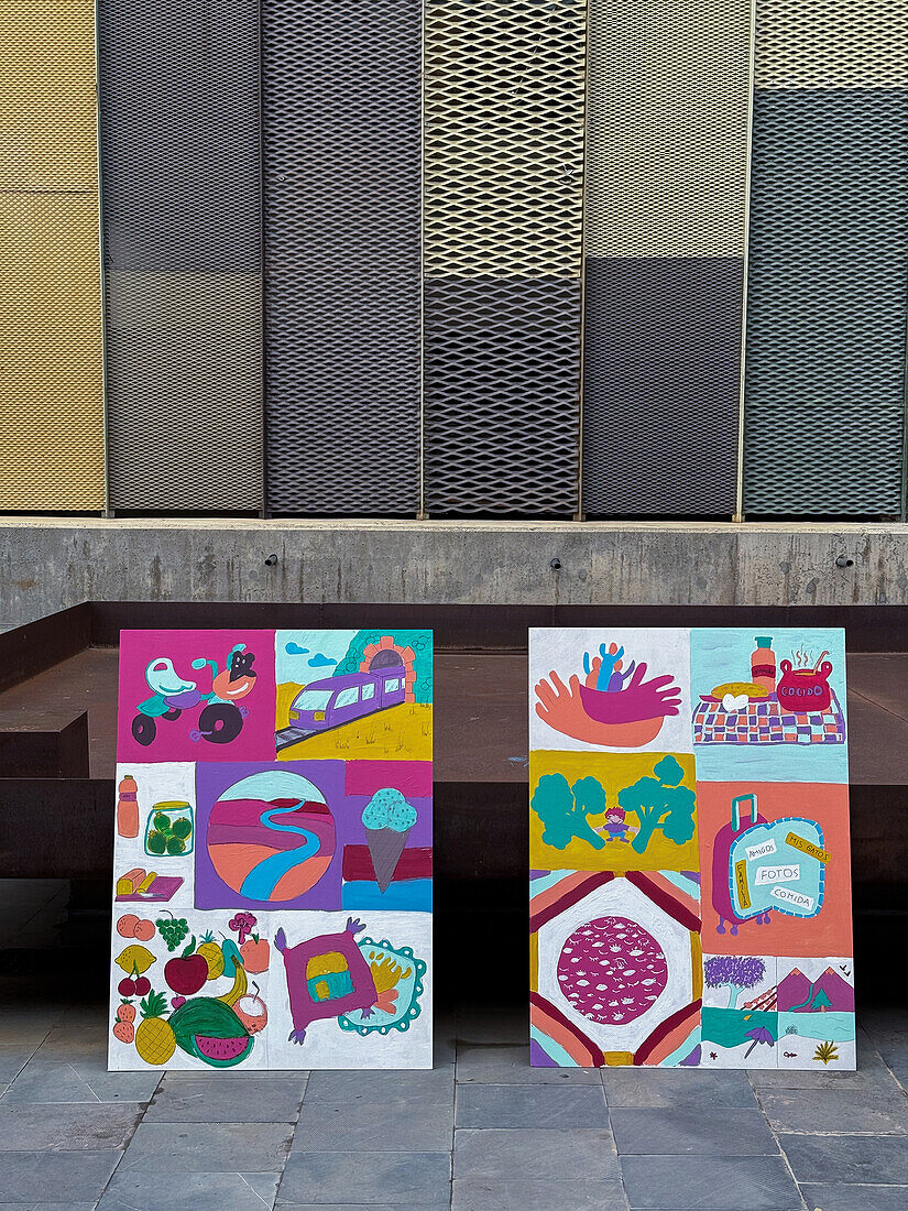 Street artistic project created by ArteBrije Studio in collaboration with immigrant children in Zaragoza,Spain