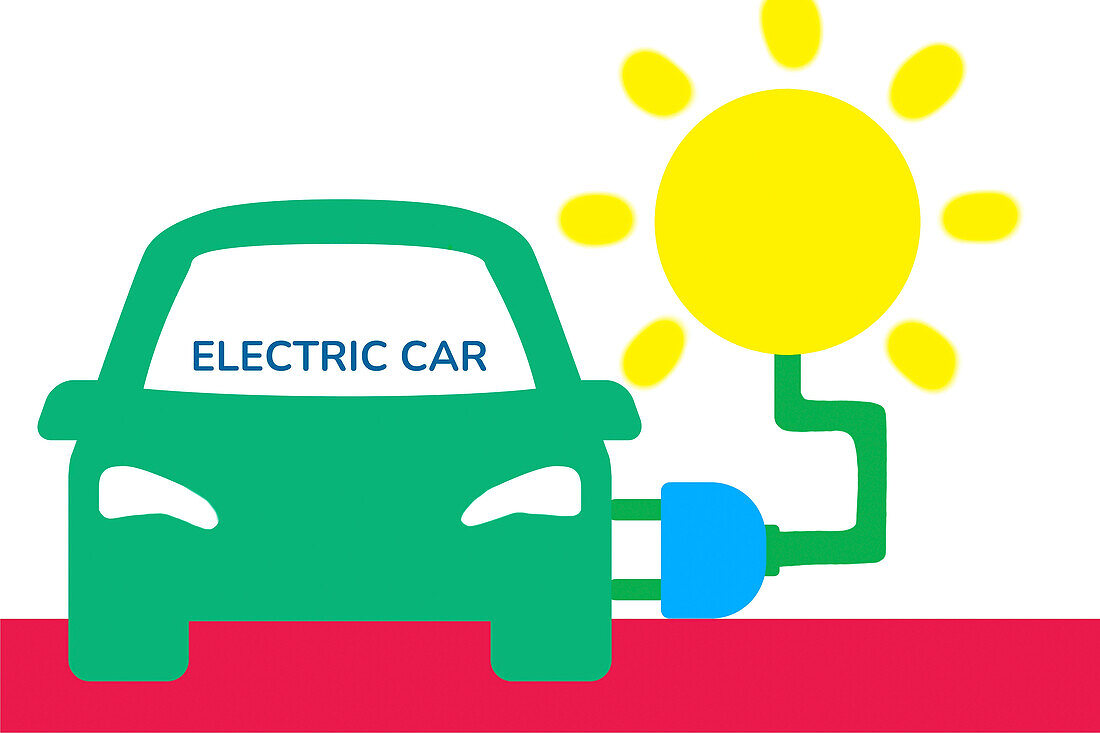 Electric Car Illustrations