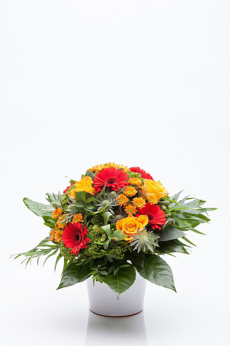 Bouquet orange red