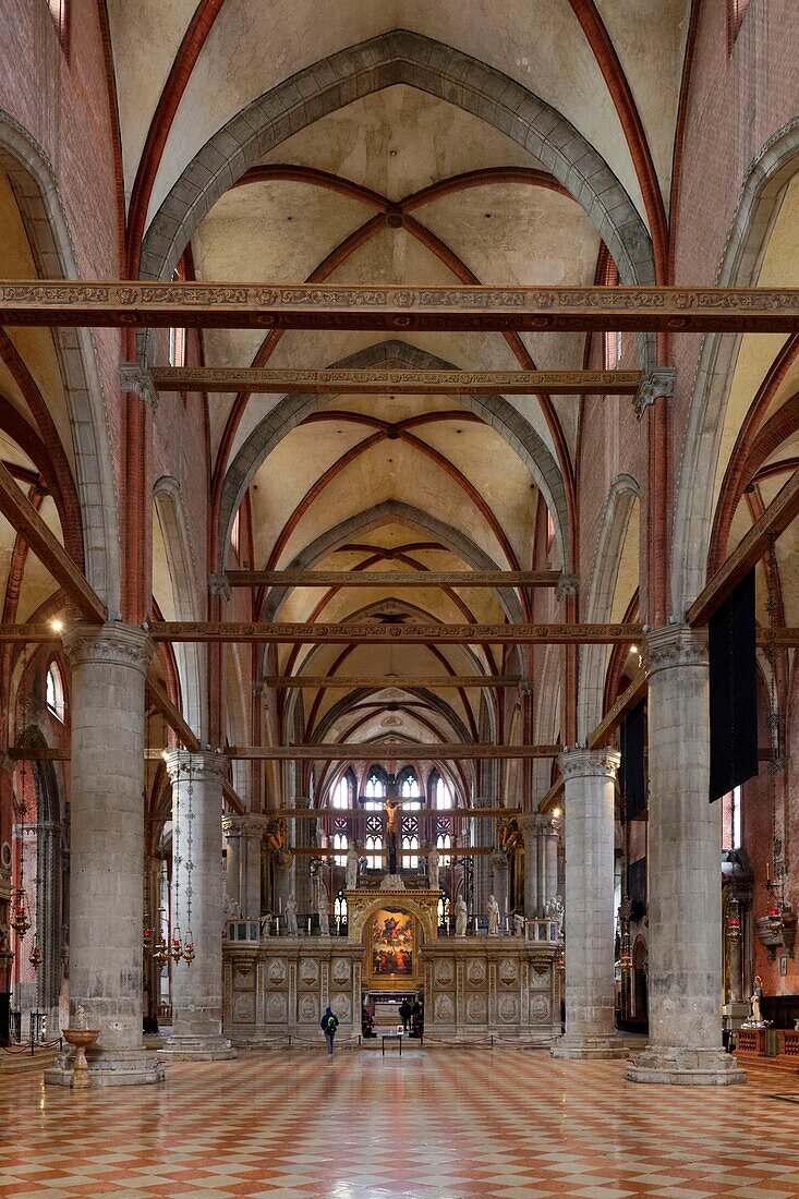 Italien, Venetien, Venedig, von der UNESCO zum Weltkulturerbe erklärt, Stadtteil San Polo, Kirche Santa Maria Gloriosa dei Frari