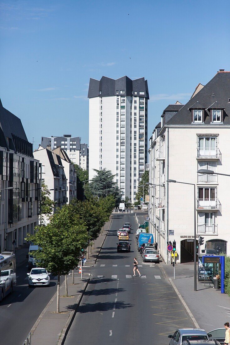 Frankreich, Indre et Loire, Loire-Tal, von der UNESCO zum Weltkulturerbe erklärt, Turm von Tours Ballan