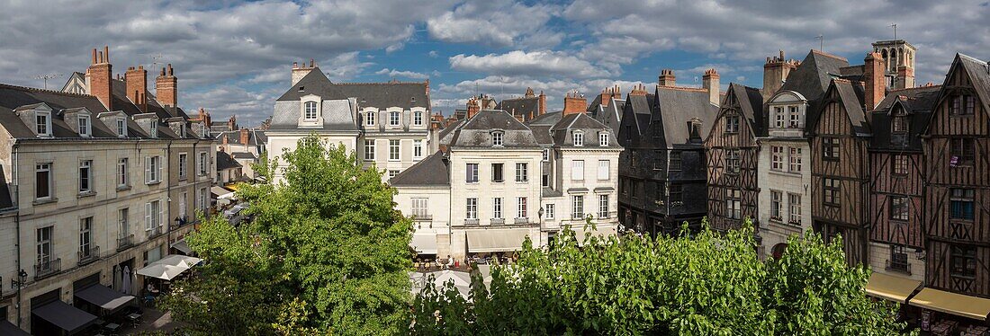 Frankreich, Indre et Loire, Loire-Tal als Weltkulturerbe der UNESCO, Tours, altes Tours, Place Plumereau