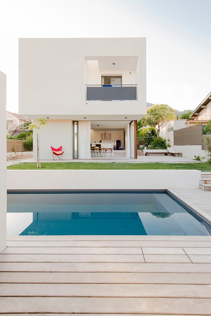 France, Toulon, House architects, Story: Pure harmony for an house's french architects couple