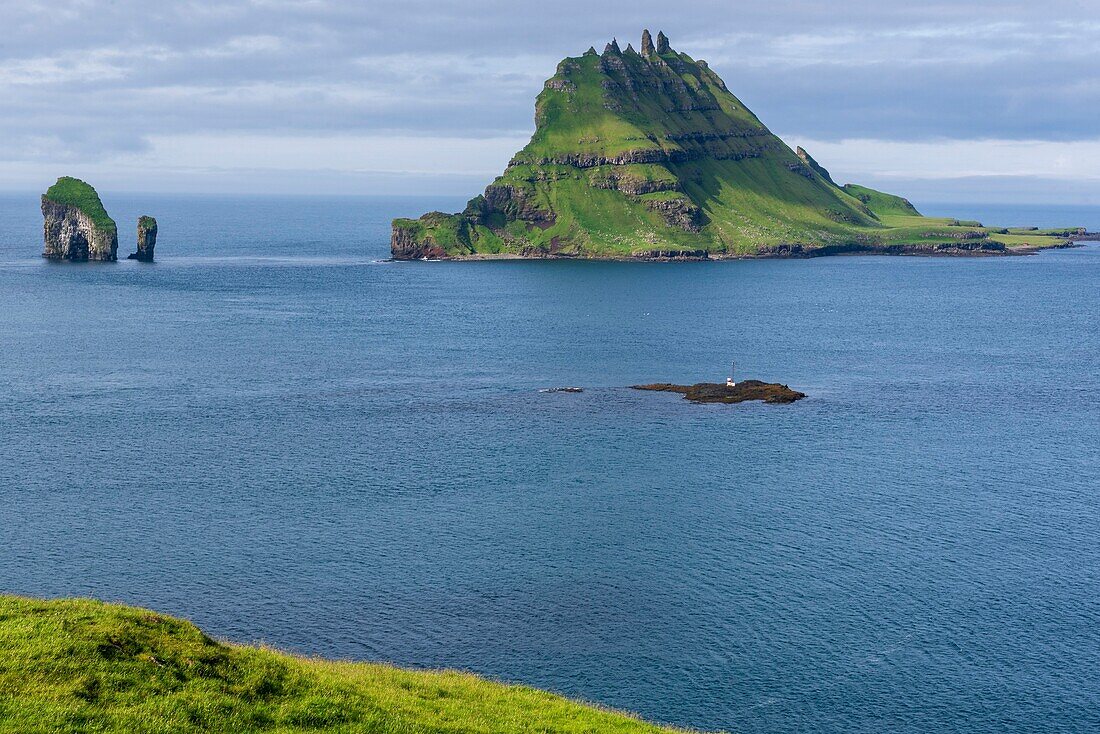 Denmark, Faroe Islands, Tindholmur Island