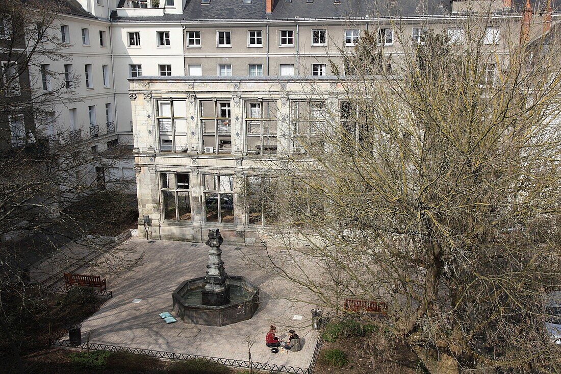 Frankreich, Indre et Loire, Loire-Tal, von der UNESCO zum Weltkulturerbe erklärt, Tours, Fassade des Hotels Beaune-Semblançay