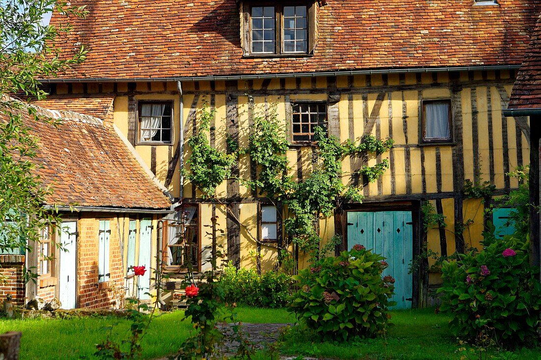 Frankreich, Oise, Gerberoy, Dorf Picard Pays de Bray auf der Liste der schönsten Dörfer Frankreichs