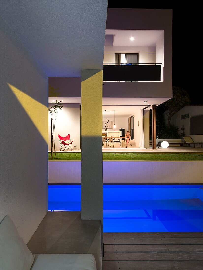 France, Toulon, House architects, Story: Pure harmony for an house's french architects couple