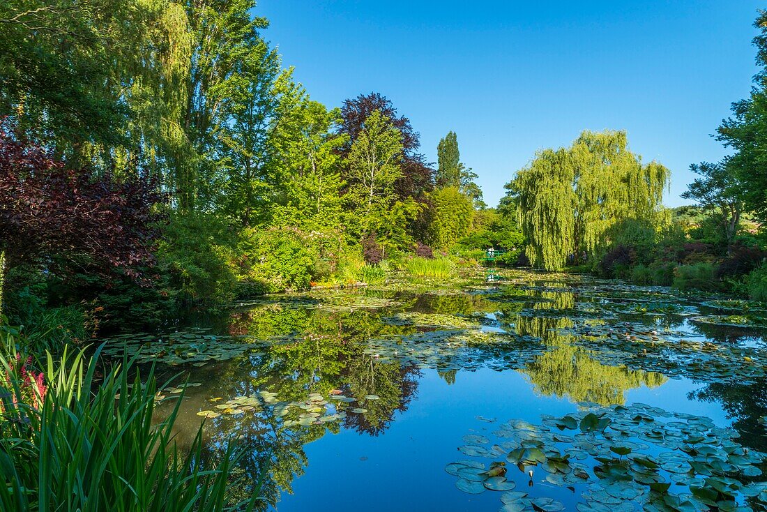 France, Eure, Giverny, Claude Monet's gardens in Giverny in Normandy