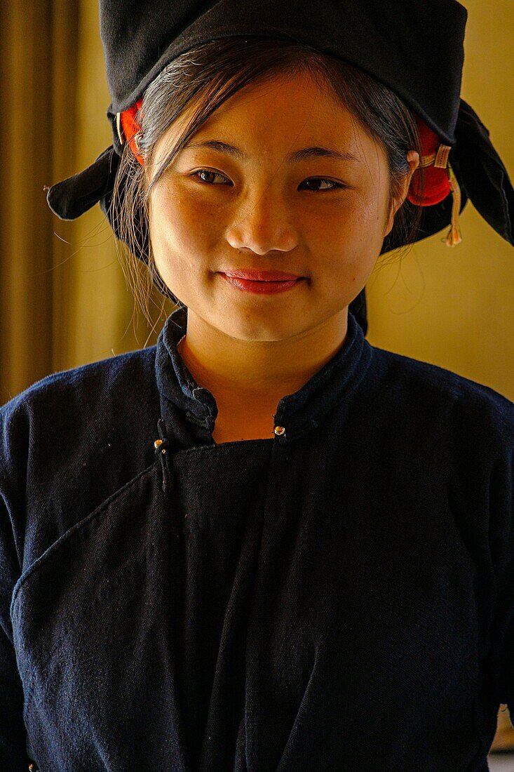 Vietnam, Ha Giang, Hoang Su Phi, Thai ethnioc group woman