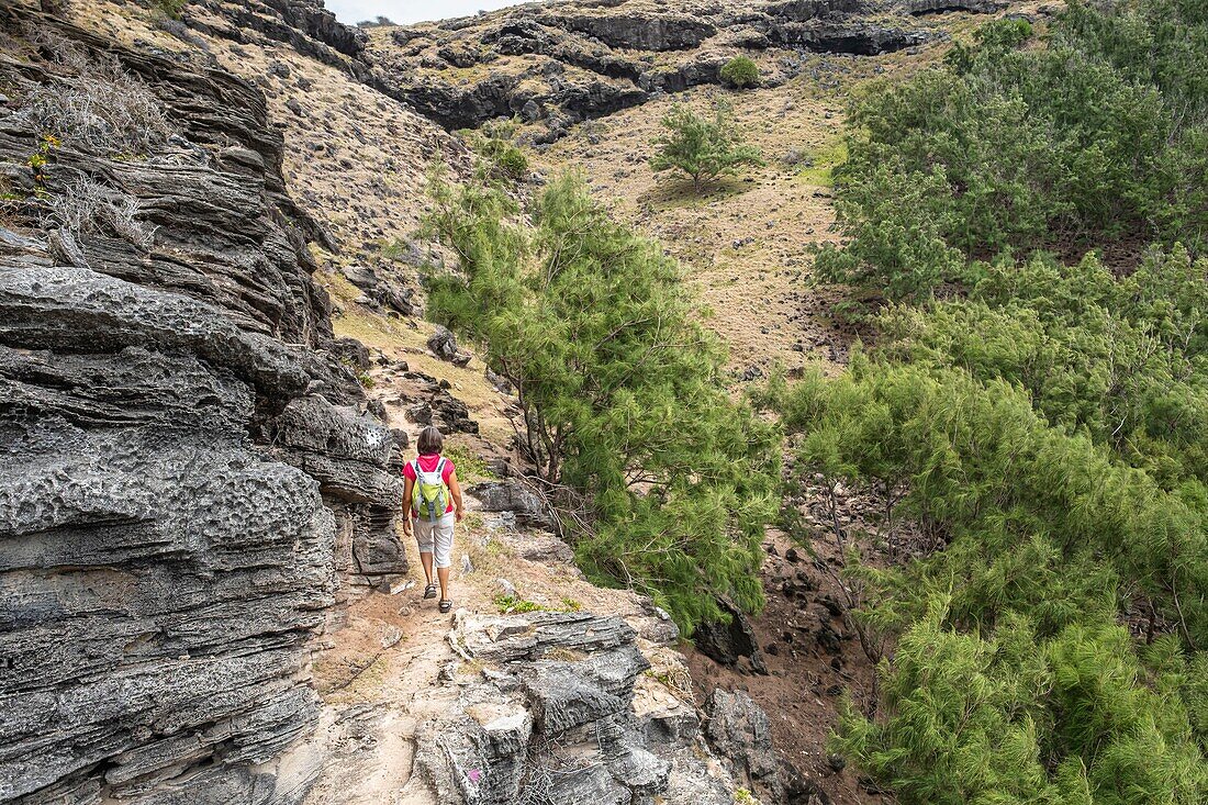 Mauritius, Rodrigues island, hike from Pointe Coton to Mourouk