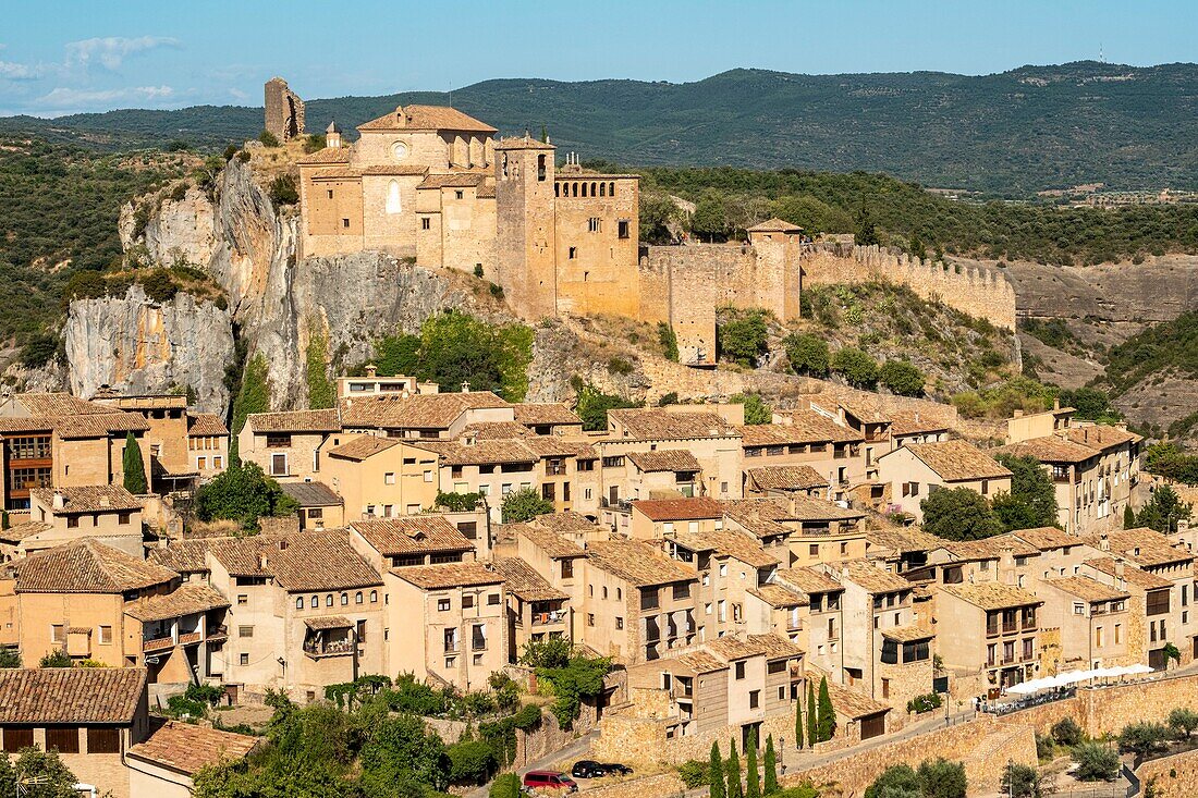 Spanien, Aragonien, Provinz Huesca, Sierra de Guara, Dorf Alquézar