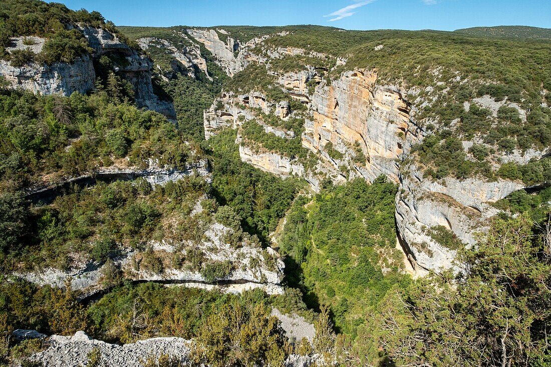 Spain, Aragon, province of Huesca, Sierra de Guara, hikes around Alquézar village