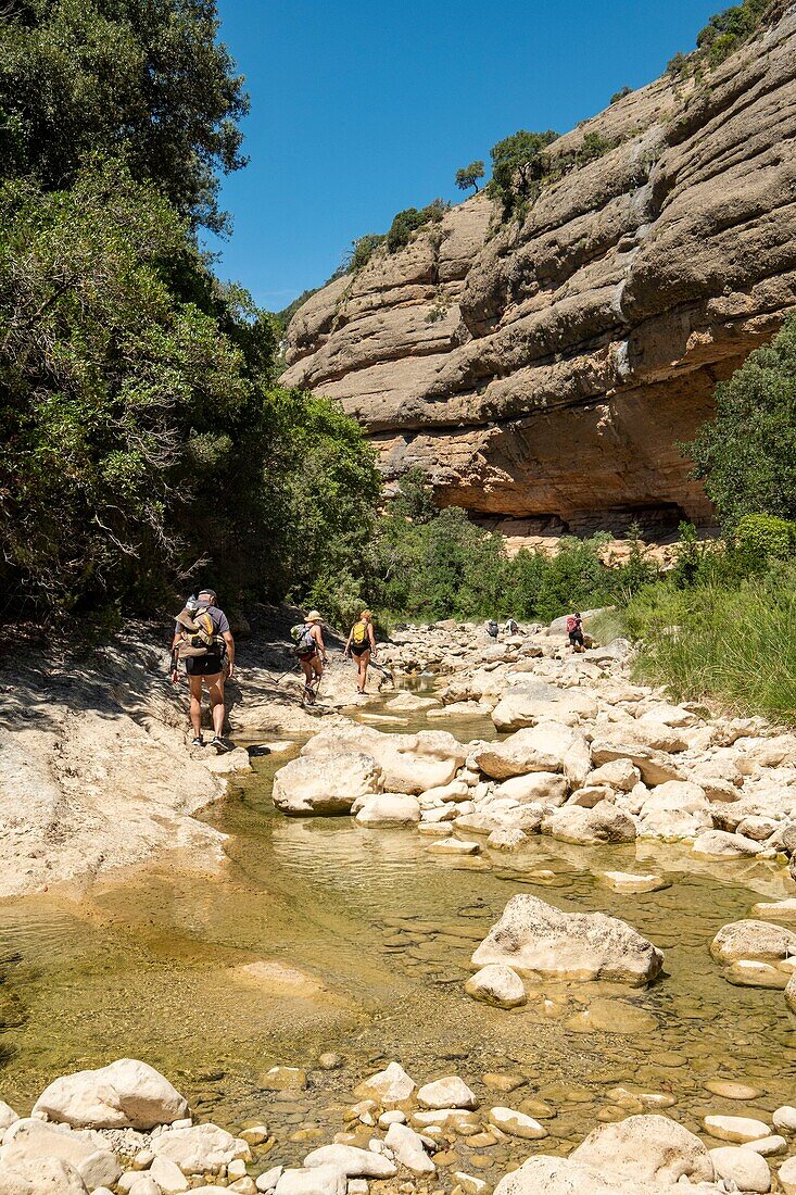 Spanien, Aragonien, Provinz Huesca, Sierra de Guara, Wanderungen um das Dorf Alquézar