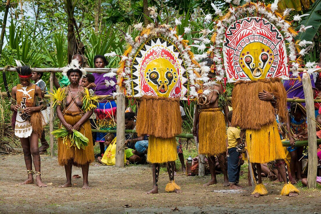 Papua New Guinea, Gulf Province, Toare Village, traditional festival called sing-sing