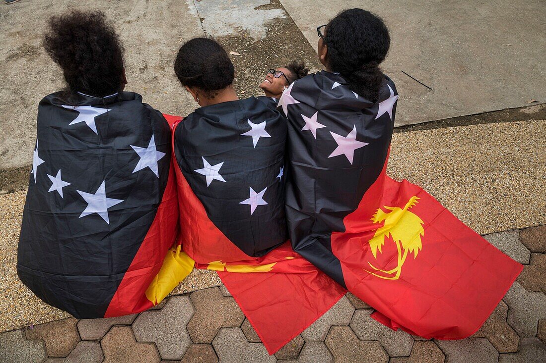 Papua New Guinea, National Capitale district, Port Moresby, Waigani District, Independence Hill, Independence Day celebration held each year on September 16