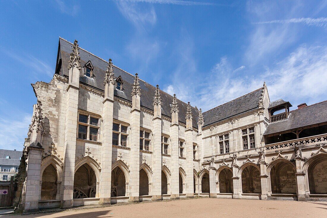 Frankreich, Indre et Loire, Loire-Tal (UNESCO-Welterbe), Tours, Psalettenkloster, Honoré de Balzac ließ es in seinen Roman Le Curé de Tours einfließen